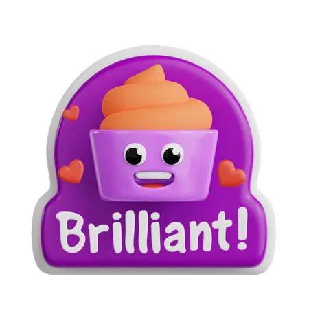 Brilhante  3D Sticker