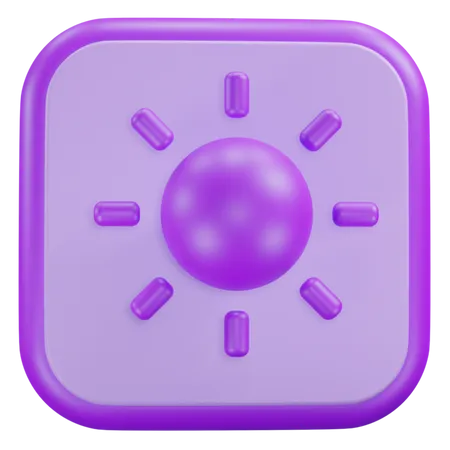 Brilho  3D Icon