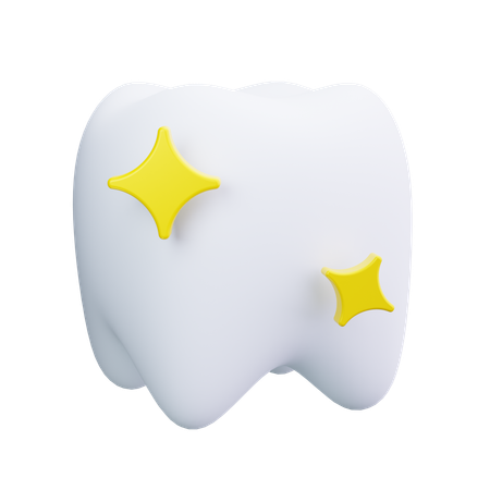 Éclat des dents  3D Icon