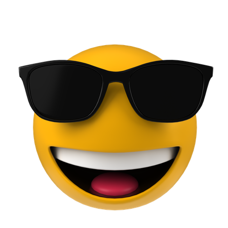 Brille-Emoji  3D Icon