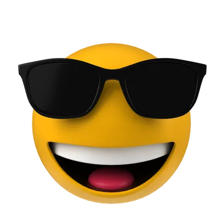 Brille-Emoji  3D Icon