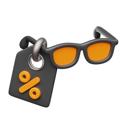 Brille rabatt  3D Icon