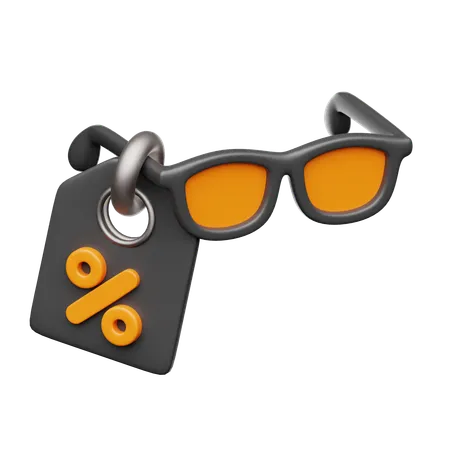 Brille rabatt  3D Icon