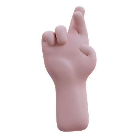 Brincar de gesto com a mão  3D Icon
