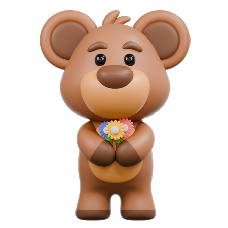 Bring Flower  3D Icon