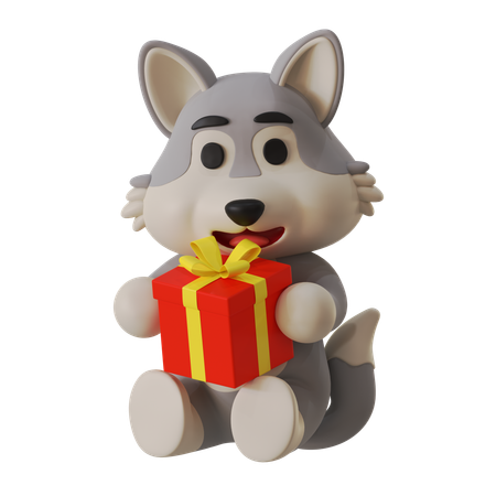 Bring Gift  3D Icon