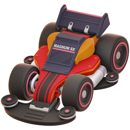 Brinquedo de carro de corrida  3D Icon