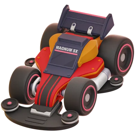 Brinquedo de carro de corrida  3D Icon