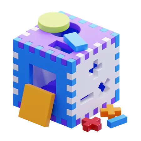 Brinquedo classificador de formas  3D Icon