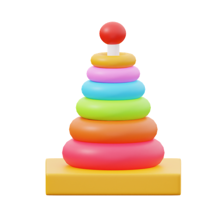 Brinquedo de anel  3D Icon