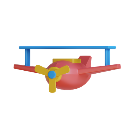 Brinquedo de avião  3D Icon