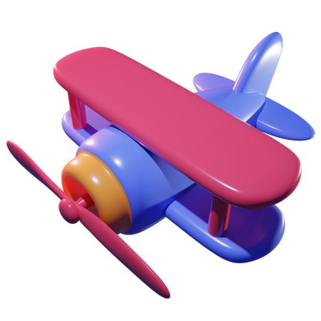 Brinquedo de avião  3D Icon