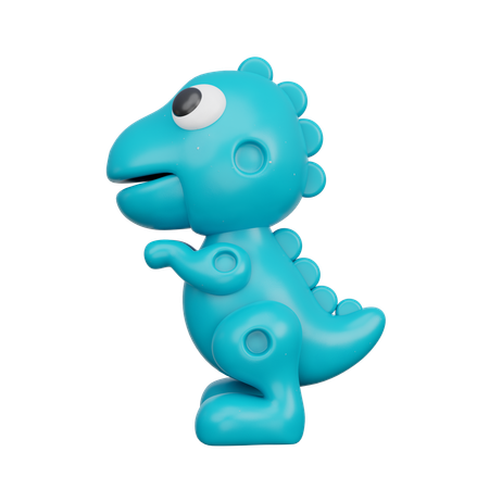 Brinquedo de dinossauro  3D Icon