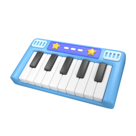 Brinquedo de piano  3D Icon
