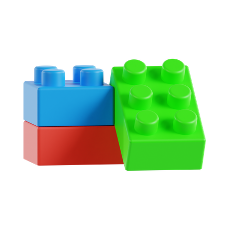 Brinquedo de tijolo  3D Icon