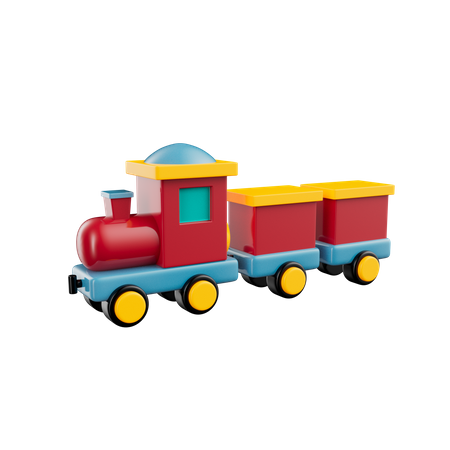 Brinquedo de trem  3D Icon