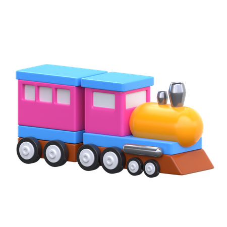 Brinquedo de trem  3D Icon