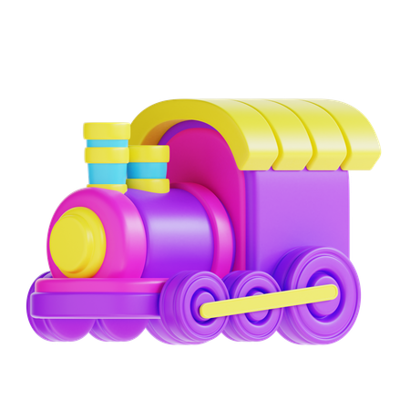 Brinquedo de trem  3D Icon