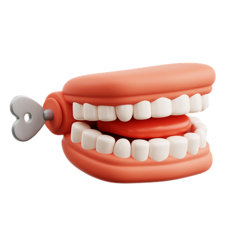 Brinquedo de dentadura  3D Icon