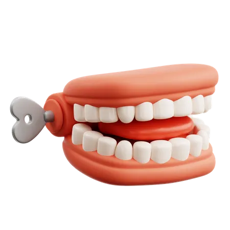 Brinquedo de dentadura  3D Icon