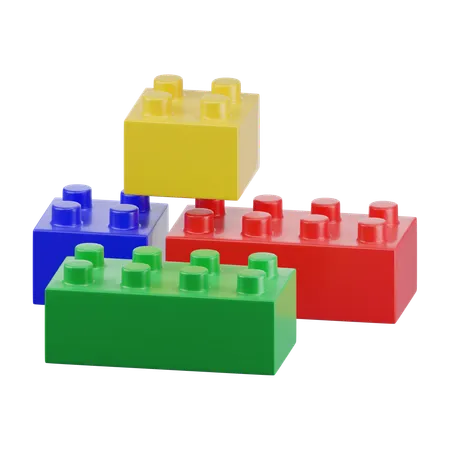 Brinquedo lego  3D Icon