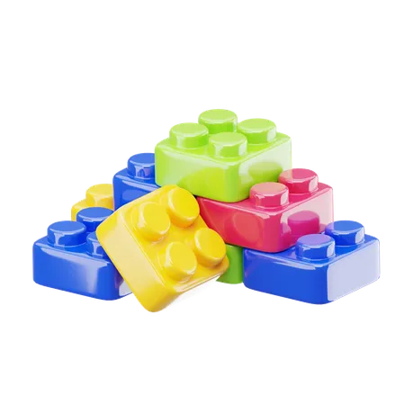 Brinquedo lego  3D Icon