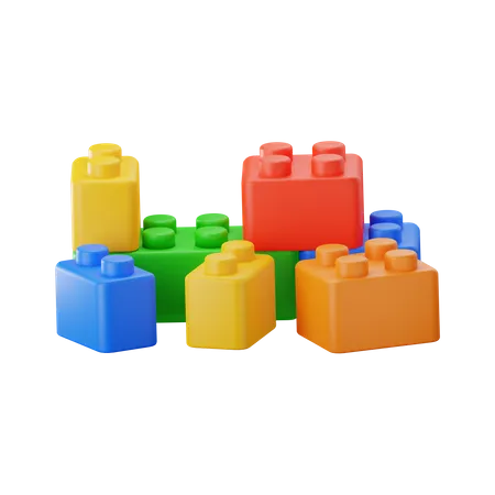 Brinquedo lego  3D Icon