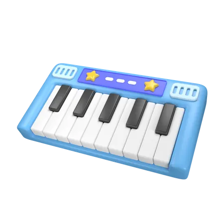 Brinquedo de piano  3D Icon