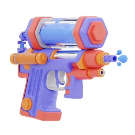 Brinquedo de pistola de água  3D Icon