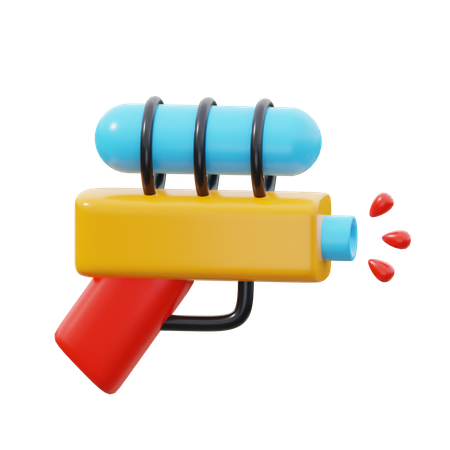 Pistola de água de brinquedo  3D Icon