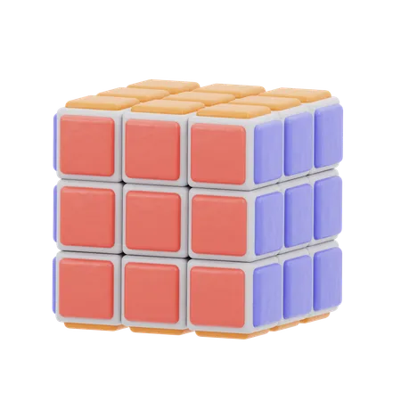 Brinquedo rubiks  3D Icon