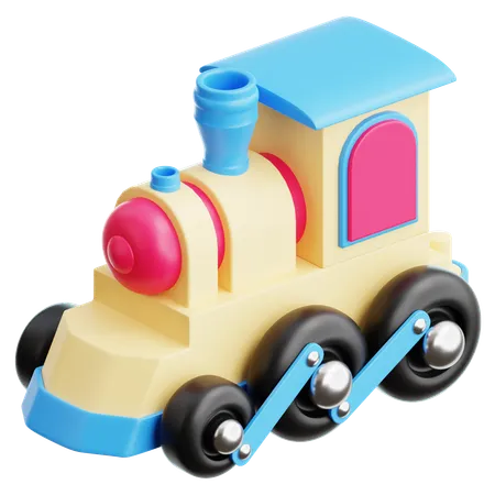 Brinquedo de trem  3D Icon