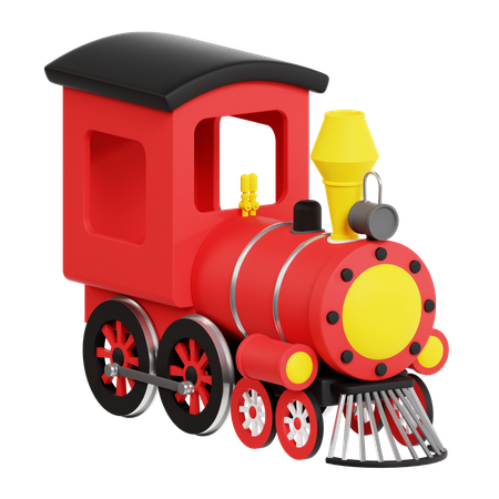 Brinquedo de trem  3D Icon