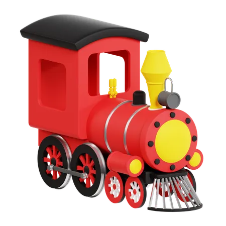 Brinquedo de trem  3D Icon