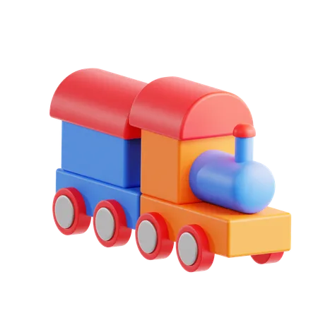 Brinquedo de trem  3D Icon