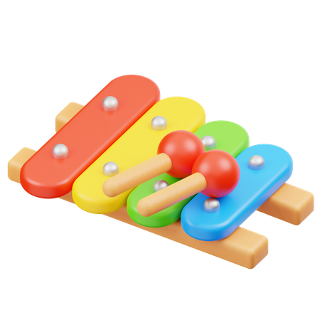 Brinquedo xilofone  3D Icon