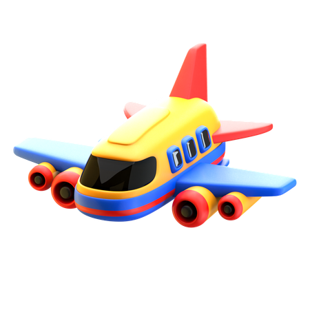 Brinquedos de avião  3D Icon