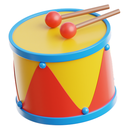 Brinquedos de bateria  3D Icon