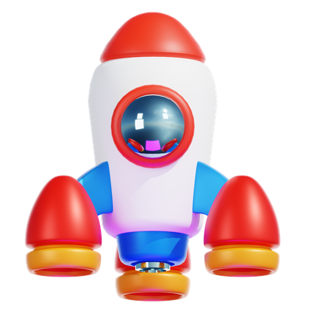 BRINQUEDOS DE FOGUETE  3D Icon