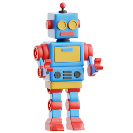Brinquedos de robô  3D Icon