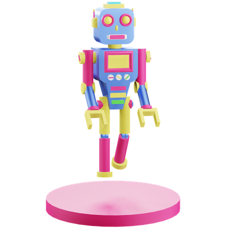 Brinquedos de robô  3D Icon