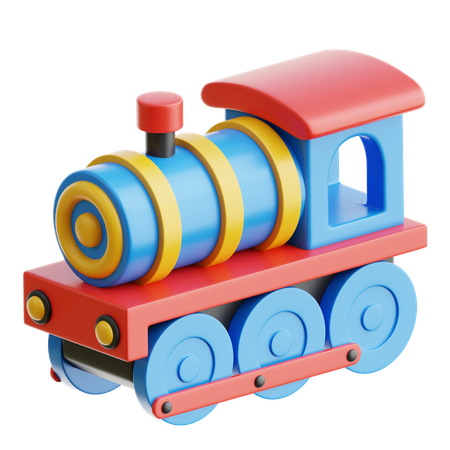 Brinquedos de trem  3D Icon