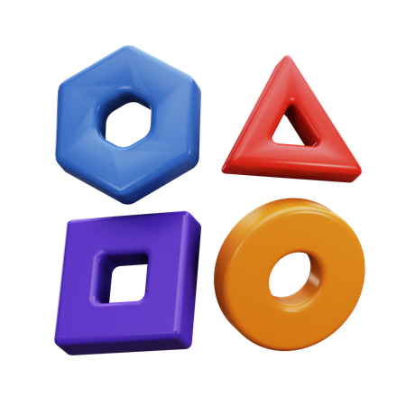 Brinquedos de forma  3D Icon