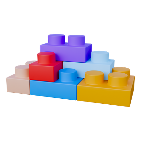 Brinquedos lego  3D Icon