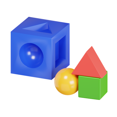 Brinquedos de quebra-cabeça  3D Icon