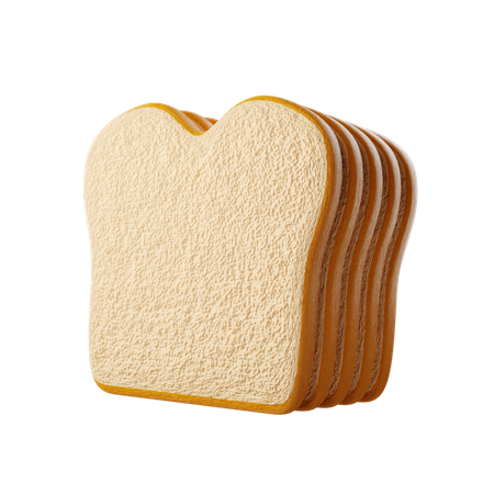 Brioche Bread  3D Icon