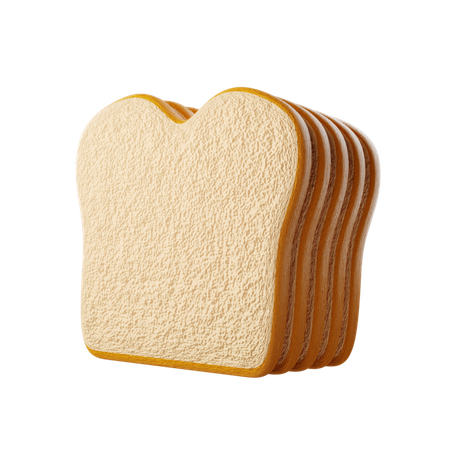 Brioche Bread  3D Icon