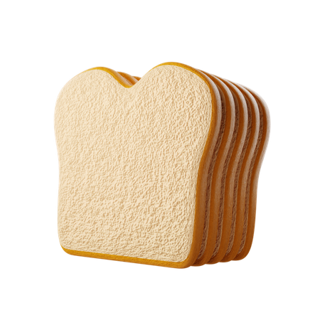 Brioche Bread 3D Icon