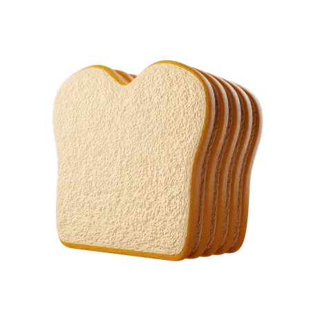 Brioche-Brot  3D Icon