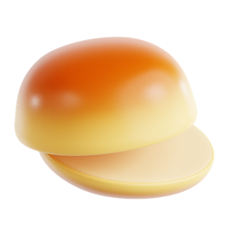 Brioche Bun  3D Icon